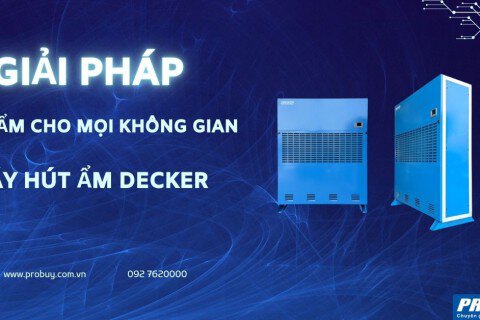 Top 5 lý do nên chọn máy hút ẩm công nghiệp DECKER cho doanh nghiệp của bạn ????